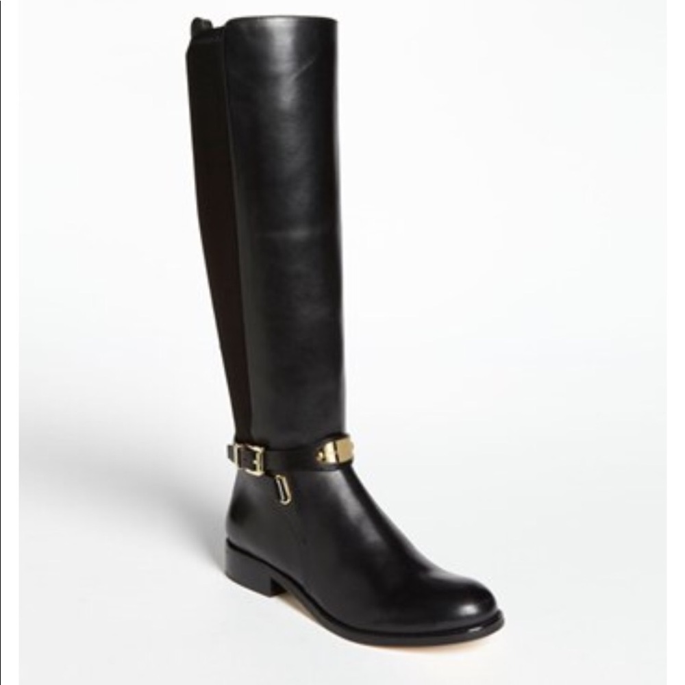 Michael Kors Alrley Leather Knee Boot